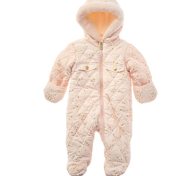 Kensie Bodysuit Jacket Baby New NWT Star Foil Print Pram